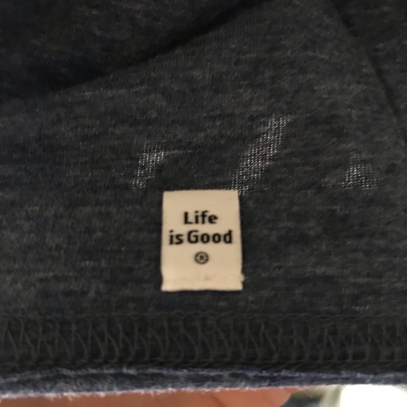 SOLD Life is Good Happy Trails Mountains T-Shirt L - Picture 5 of 6